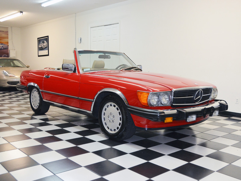 1988 SIGNAL RED Mercedes-Benz Other CONVERTIBLE