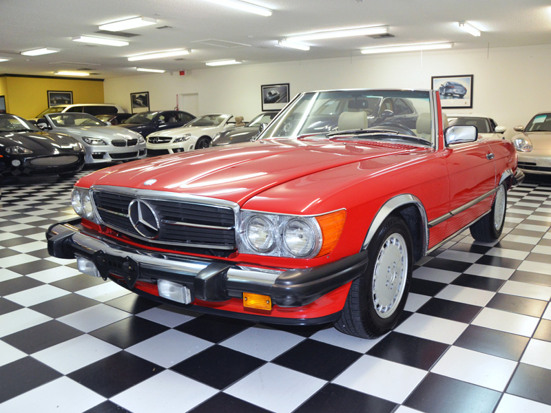 1988 SIGNAL RED Mercedes-Benz Other CONVERTIBLE