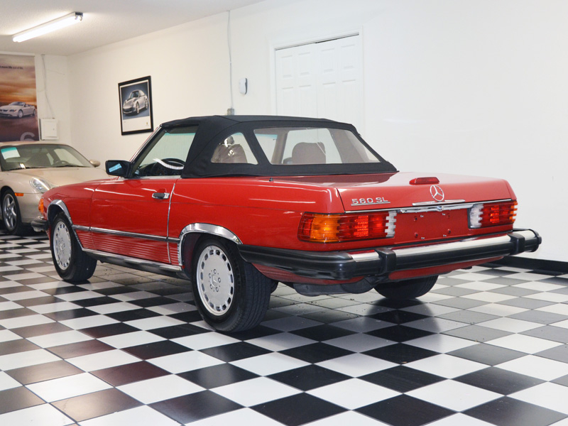 1988 SIGNAL RED Mercedes-Benz Other CONVERTIBLE