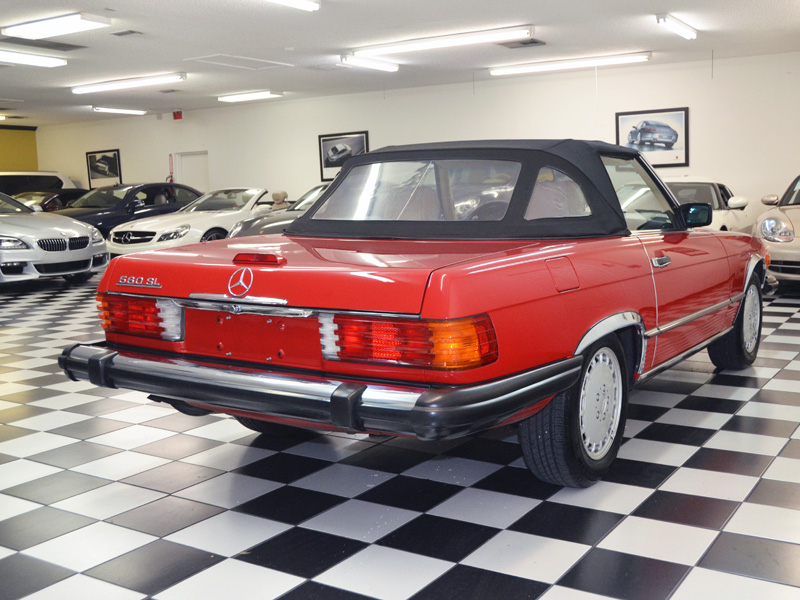 1988 SIGNAL RED Mercedes-Benz Other CONVERTIBLE