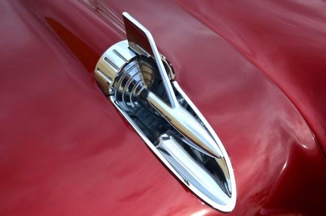 1957 Red Chevrolet Bel Air/150/210 Coupe