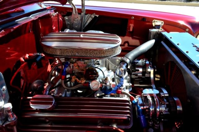 1957 Red Chevrolet Bel Air/150/210 Coupe