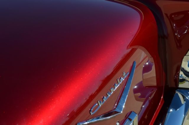 1957 Red Chevrolet Bel Air/150/210 Coupe