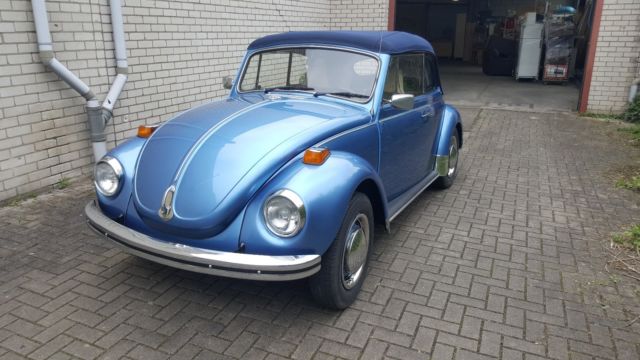 1971 Blue Volkswagen Beetle - Classic Convertible