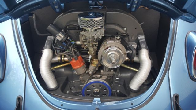 1971 Blue Volkswagen Beetle - Classic Convertible