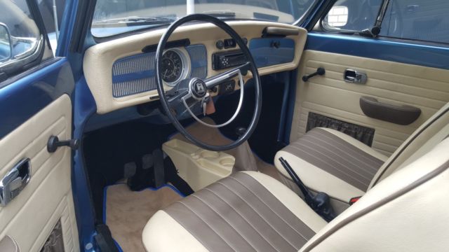 1971 Blue Volkswagen Beetle - Classic Convertible