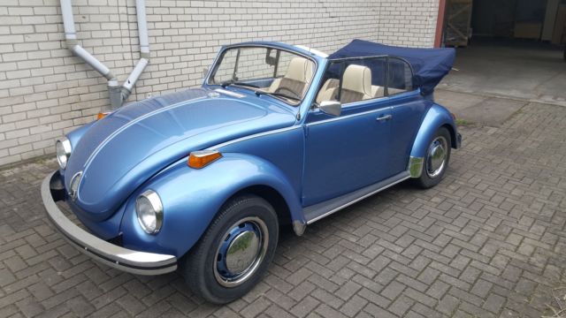 1971 Blue Volkswagen Beetle - Classic Convertible
