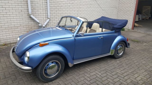 1971 Blue Volkswagen Beetle - Classic Convertible