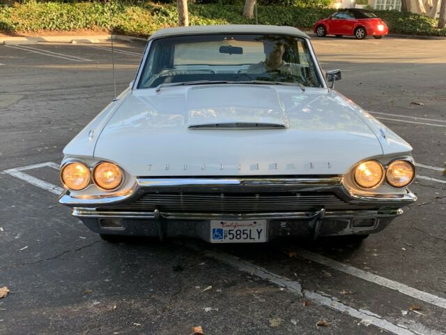 1964 White Ford Thunderbird Convertible