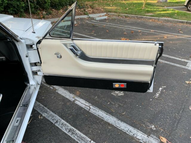 1964 White Ford Thunderbird Convertible