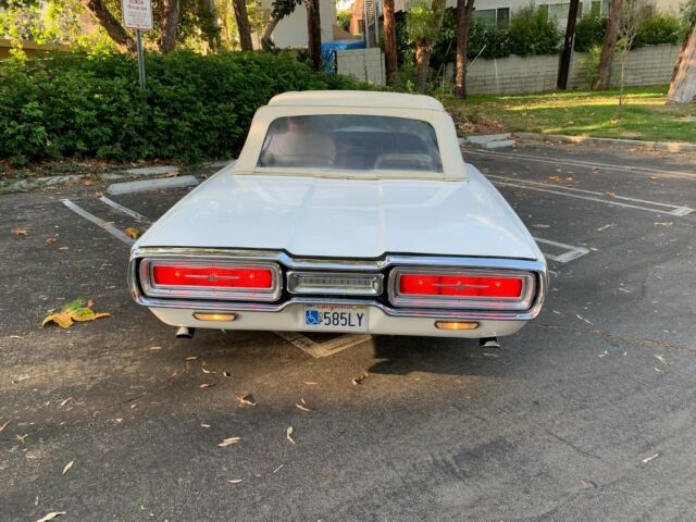1964 White Ford Thunderbird Convertible