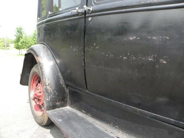 1930 Black Ford Model A Sedan