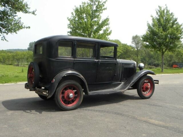 1930 Black Ford Model A Sedan