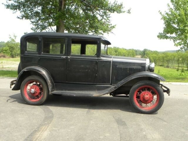1930 Black Ford Model A Sedan