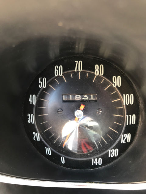 1965 Red Chevrolet Corvair Convertible