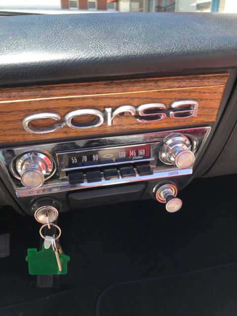 1965 Red Chevrolet Corvair Convertible