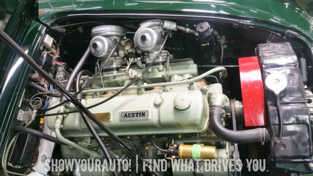 1966 Green Austin Healey 3000 Roadster