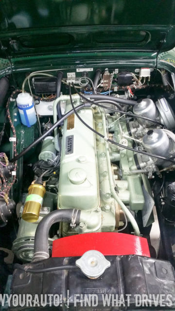 1966 Green Austin Healey 3000 Roadster