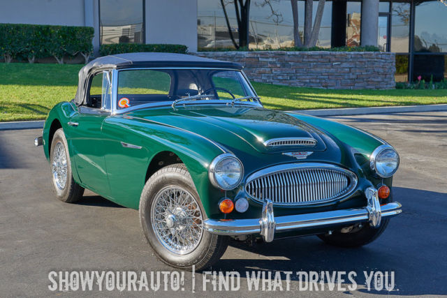 1966 Green Austin Healey 3000 Roadster