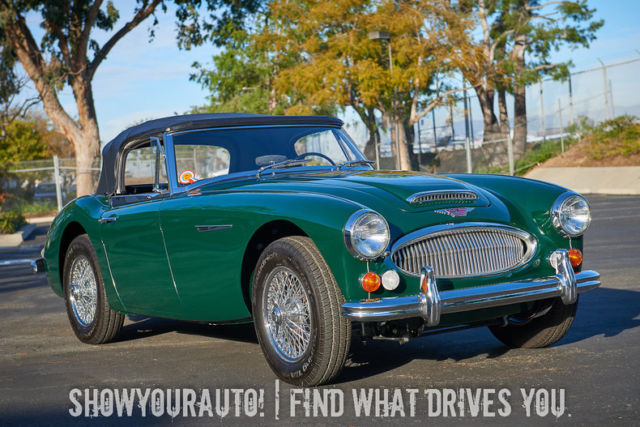 1966 Green Austin Healey 3000 Roadster