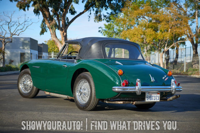 1966 Green Austin Healey 3000 Roadster