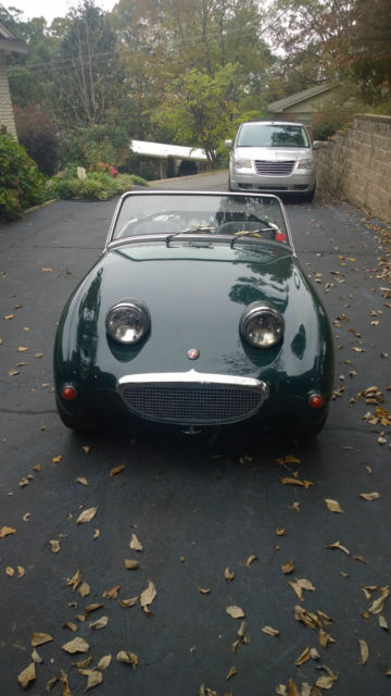 1961 Green Austin Healey Sprite Convertible