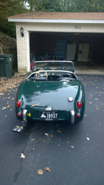 1961 Green Austin Healey Sprite Convertible