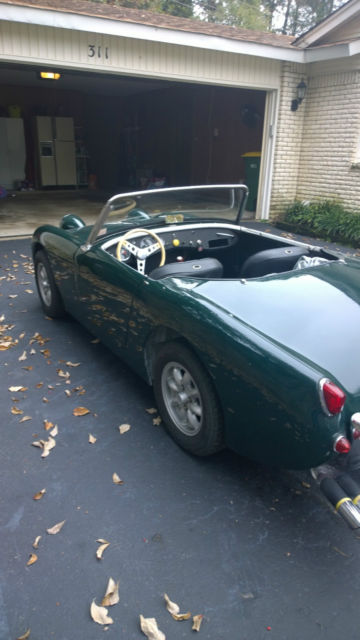 1961 Green Austin Healey Sprite Convertible