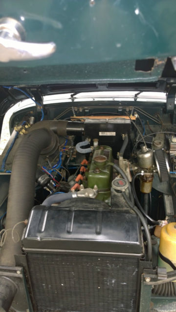 1961 Green Austin Healey Sprite Convertible