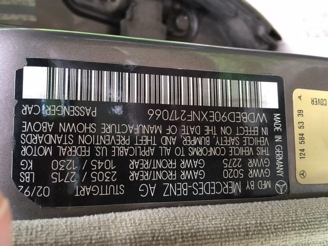 1992 Desert Taupe Metallic Mercedes-Benz 300-Series Wagon