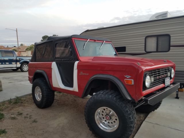 1968 RED Ford Bronco