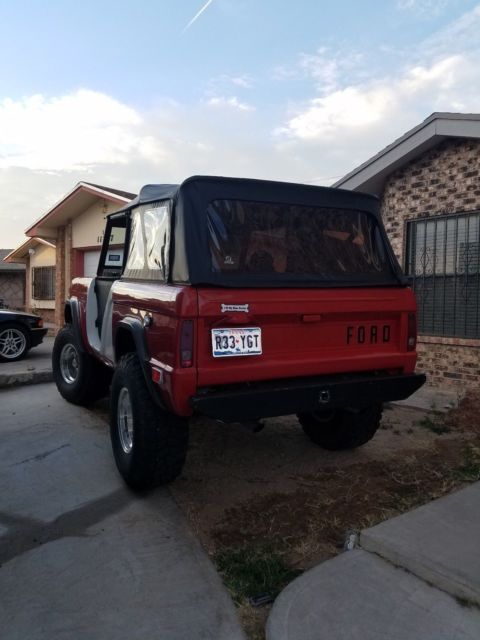 1968 RED Ford Bronco