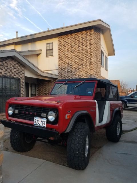 1968 RED Ford Bronco