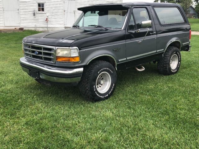 1992 Black Ford Bronco