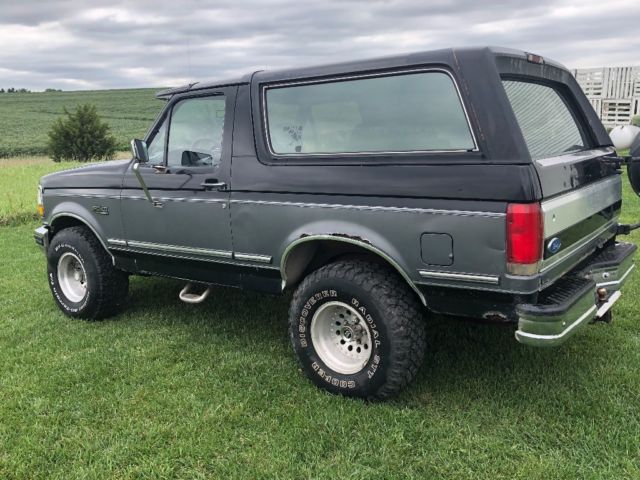 1992 Black Ford Bronco