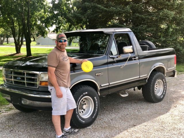 1992 Black Ford Bronco