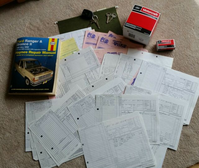 1986 White Ford Bronco II SUV