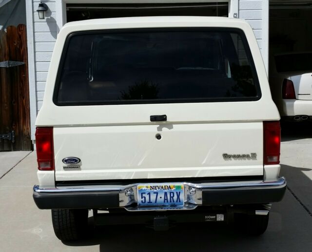 1986 White Ford Bronco II SUV