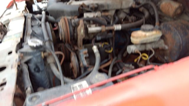 1986 Red Ford Bronco SUV