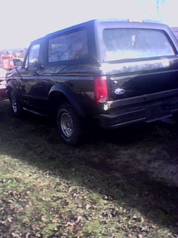 1992 Black Ford Bronco 2 door utility