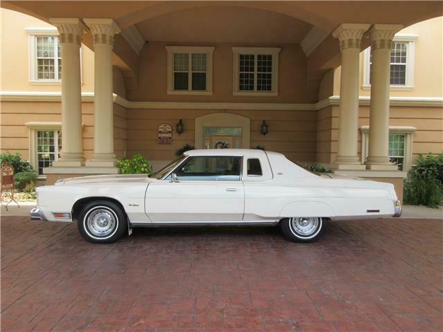 1977 White Chrysler New Yorker Coupe
