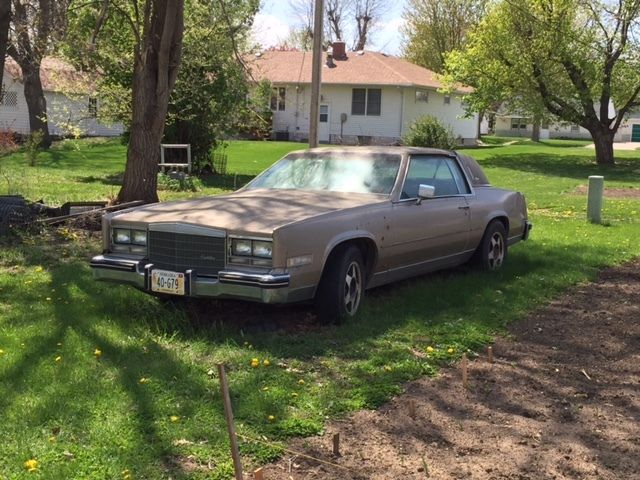 1985 Tan Cadillac Eldorado Coupe