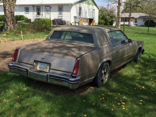 1985 Tan Cadillac Eldorado Coupe