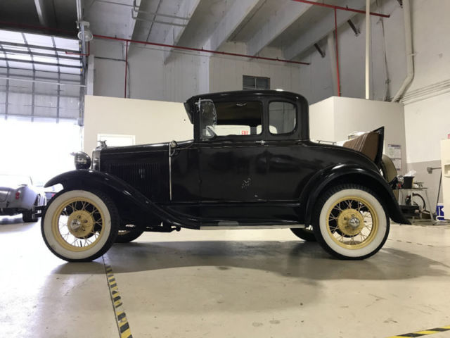 1930 Brown Ford Model A with Rumble Seat --