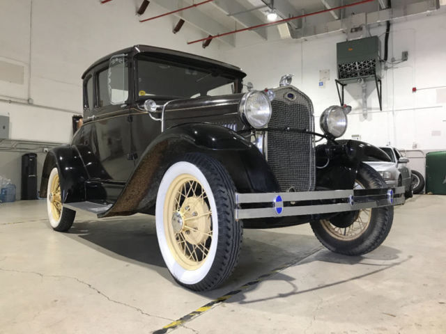 1930 Brown Ford Model A with Rumble Seat --
