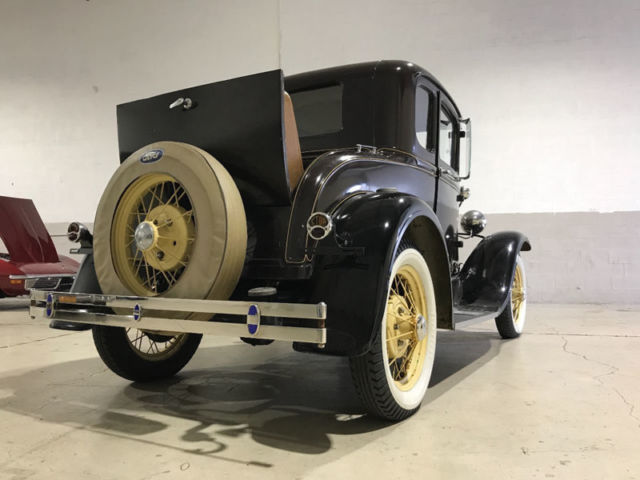 1930 Brown Ford Model A with Rumble Seat --