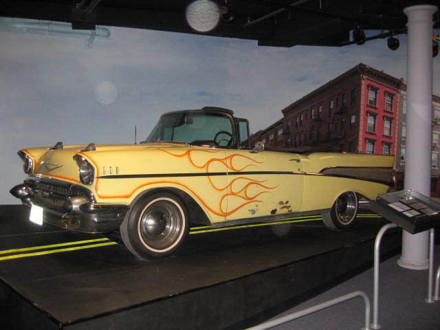 1957 Yellow Chevrolet Bel Air/150/210