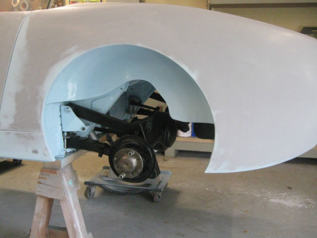 1960 Light Blue Austin Healey Sprite Convertible