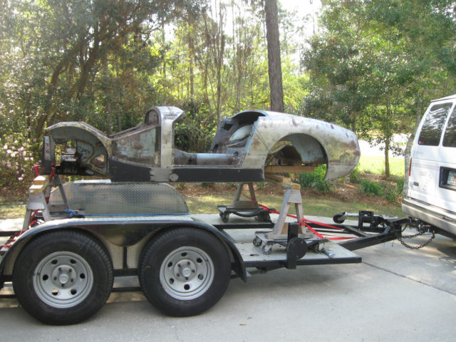 1960 Light Blue Austin Healey Sprite Convertible