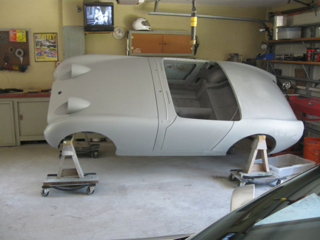 1960 Light Blue Austin Healey Sprite Convertible